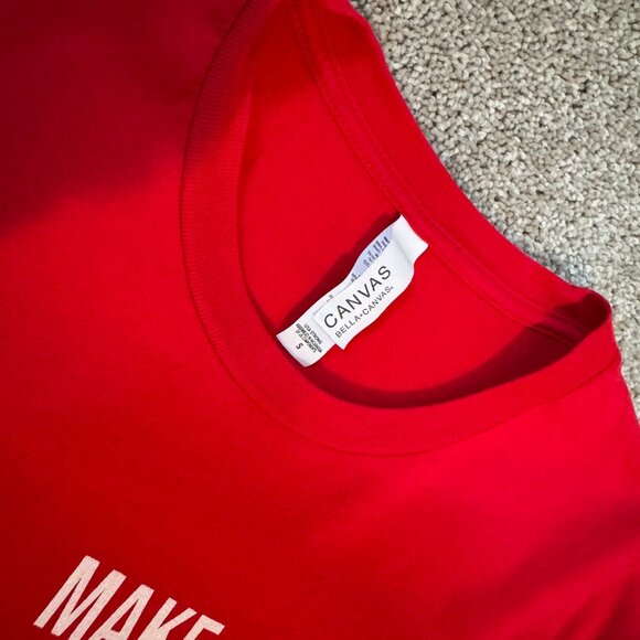 Make VORTACs Cool Again Men’s Red Short Sleeve Pilot T-Shirt Sz S VOR IFR - Picture 3 of 6